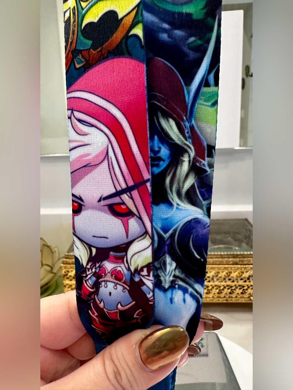 Cute but Deadly World of Warcraft Lanyard - 2017 - Blizzard - EUC